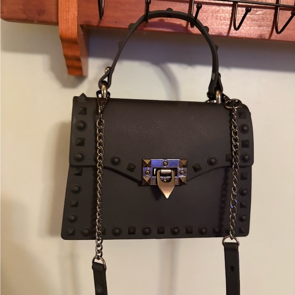 Most Wanted USA Studded Black Handbag - Picture 6 of 8